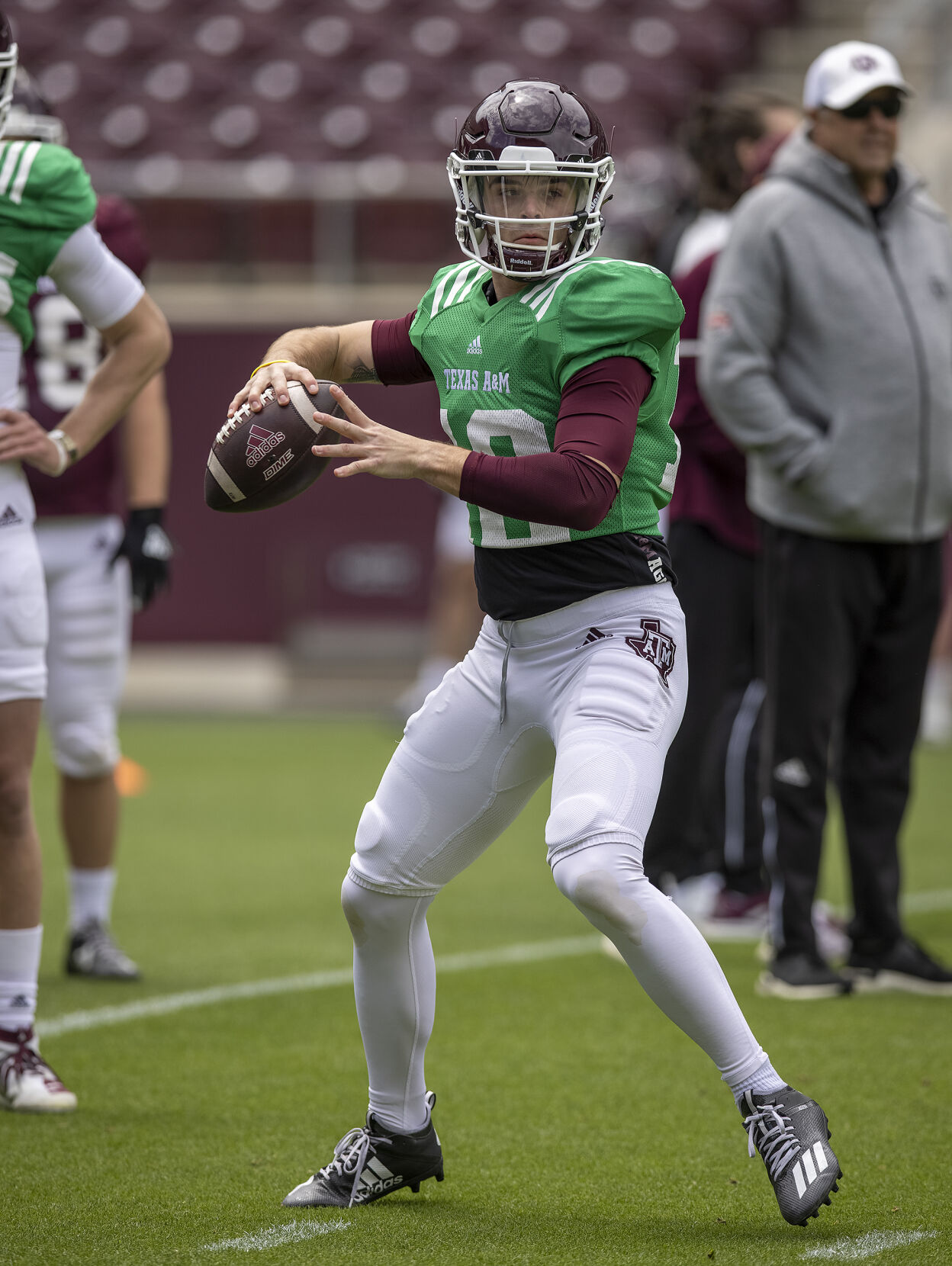 Spring football practice